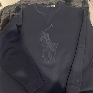 Polo by Ralph Lauren Men's Navy Crewneck Sweater